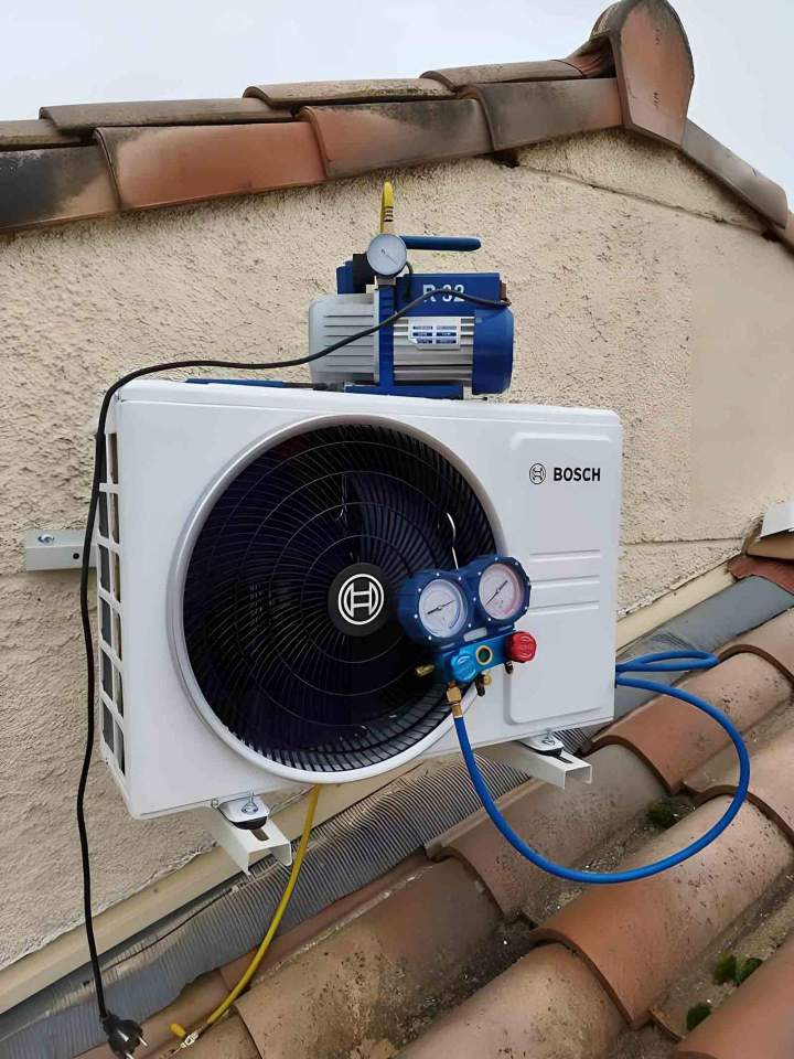 Installation de pompe à chaleur Frouzins