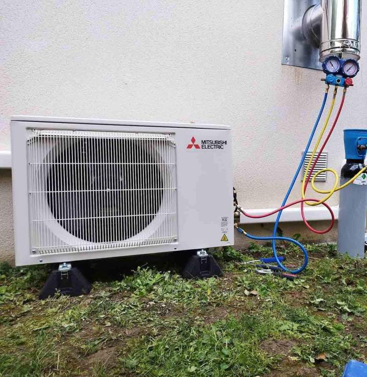 Installation de pompe à chaleur Frouzins